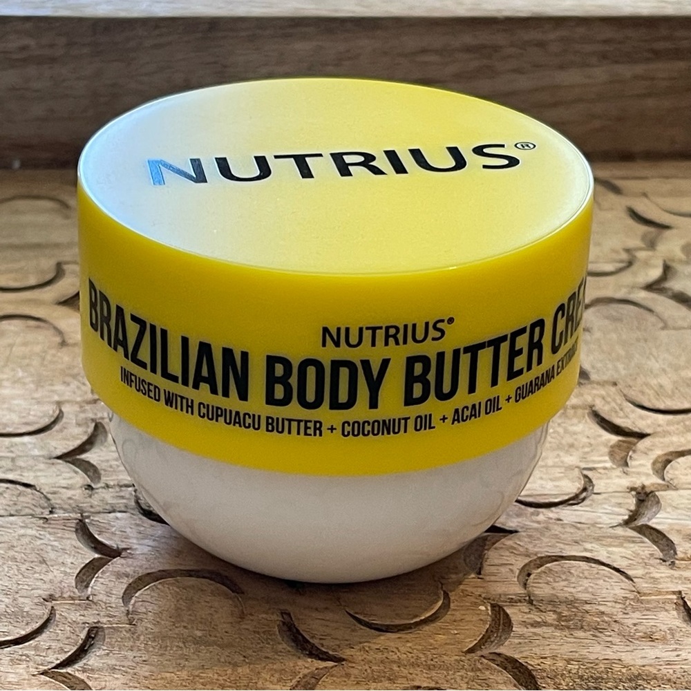 Nutrius Brazilian Body Butter Cream | Vegan Friendly, Smooth, Fast Absorbing, No
